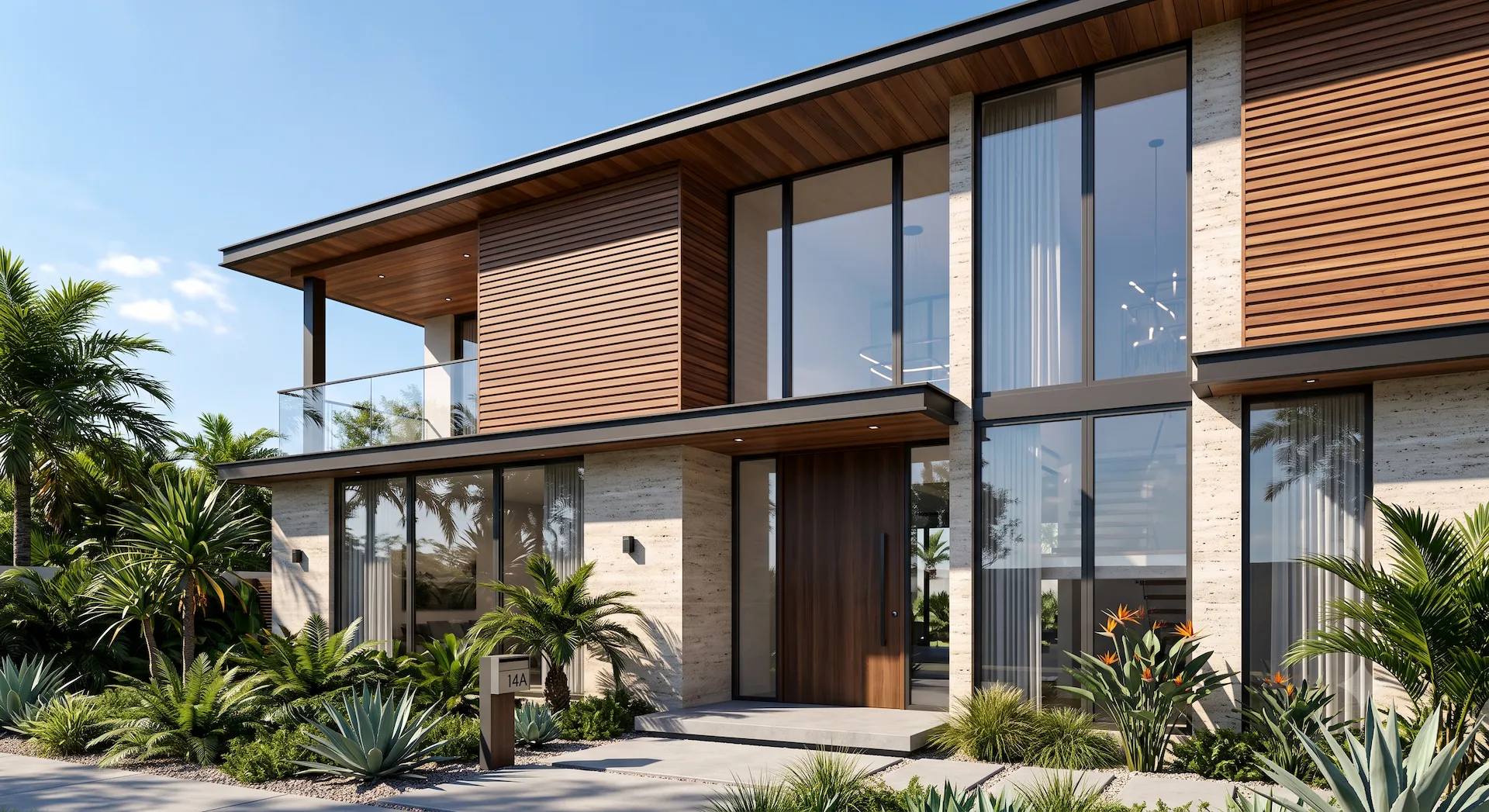 Render 3D Opção Madeira