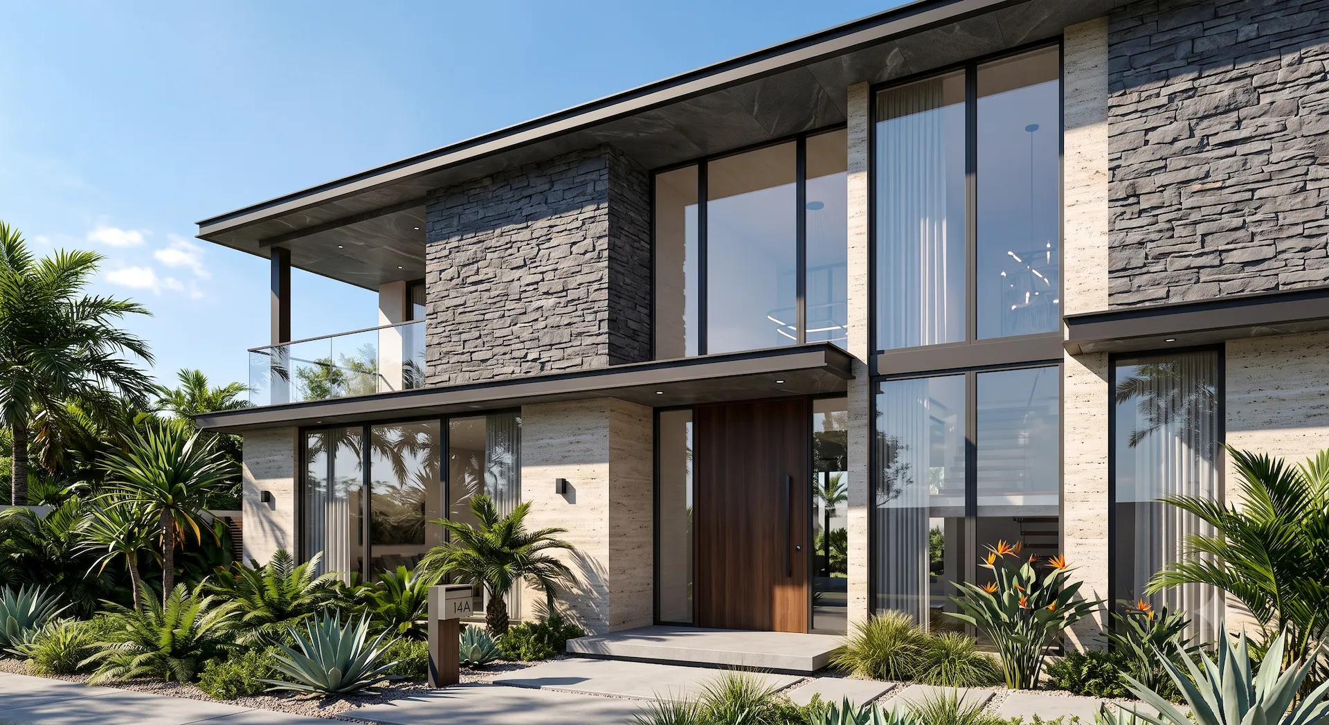 Render 3D Opção Pedra Escura